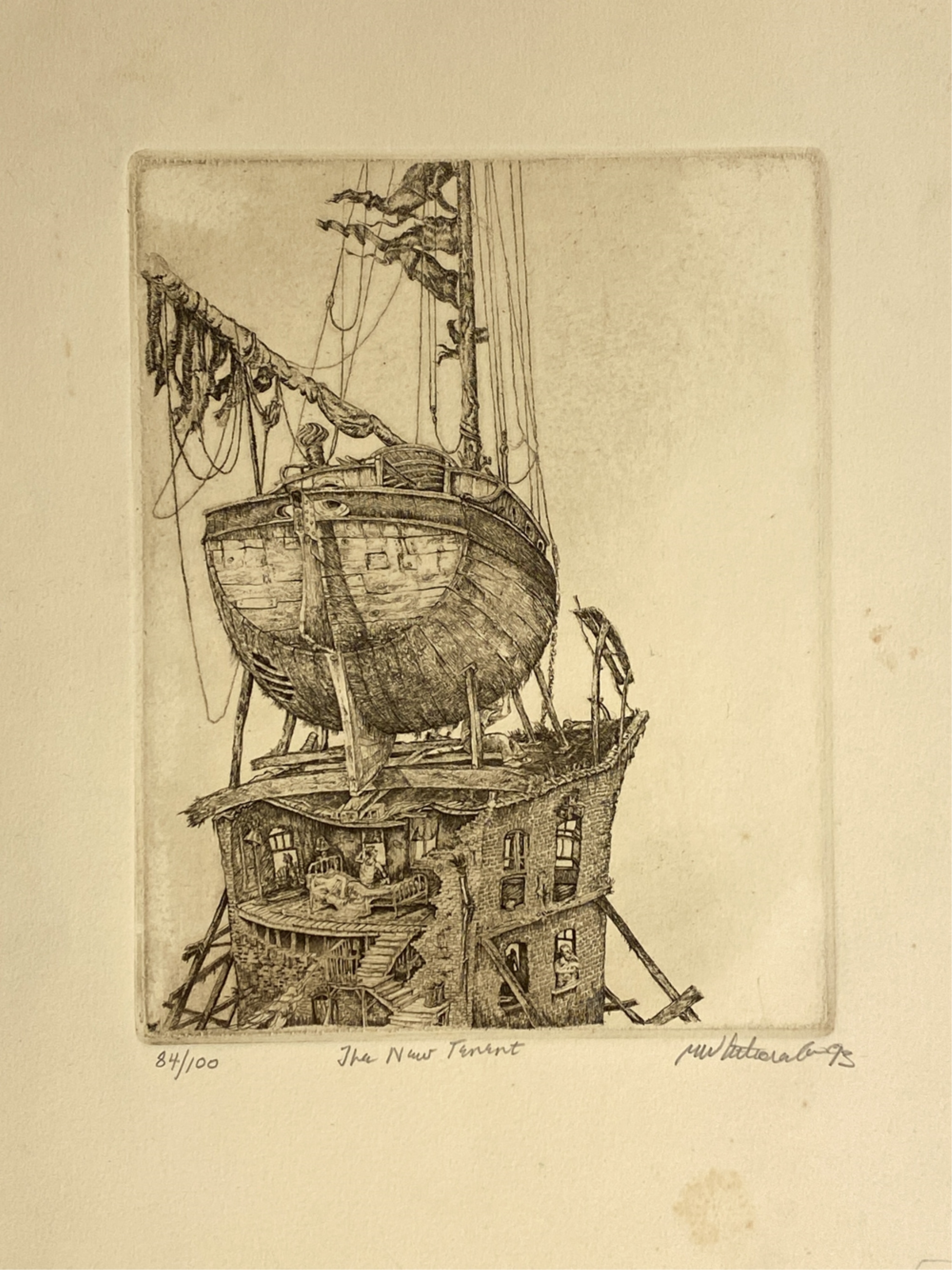 Mark Whitcombe | (4) MARK WHITCOMBE B. 1942 ETCHINGS WITH BOOK | MutualArt