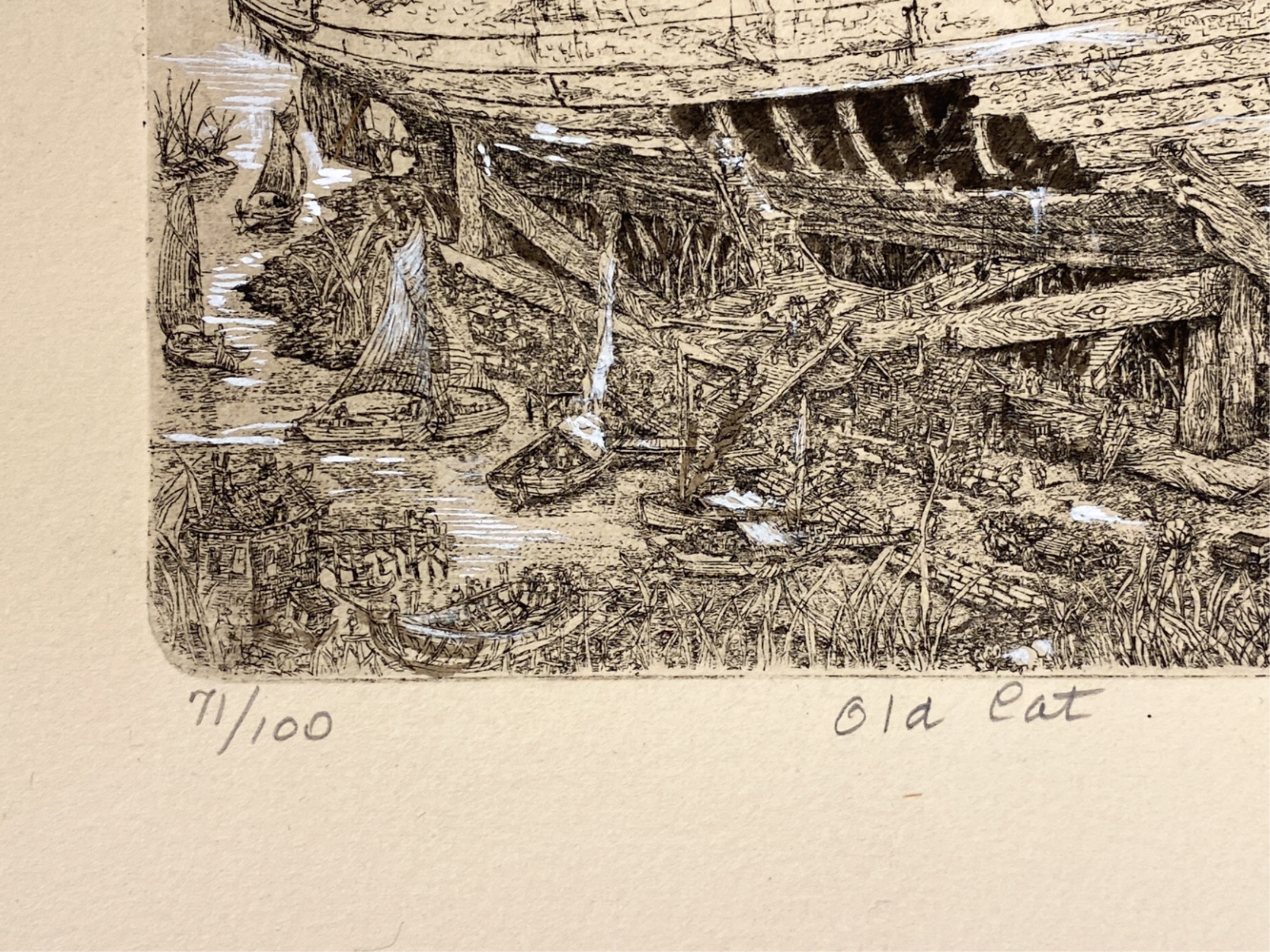 Mark Whitcombe | (4) MARK WHITCOMBE B. 1942 ETCHINGS WITH BOOK | MutualArt