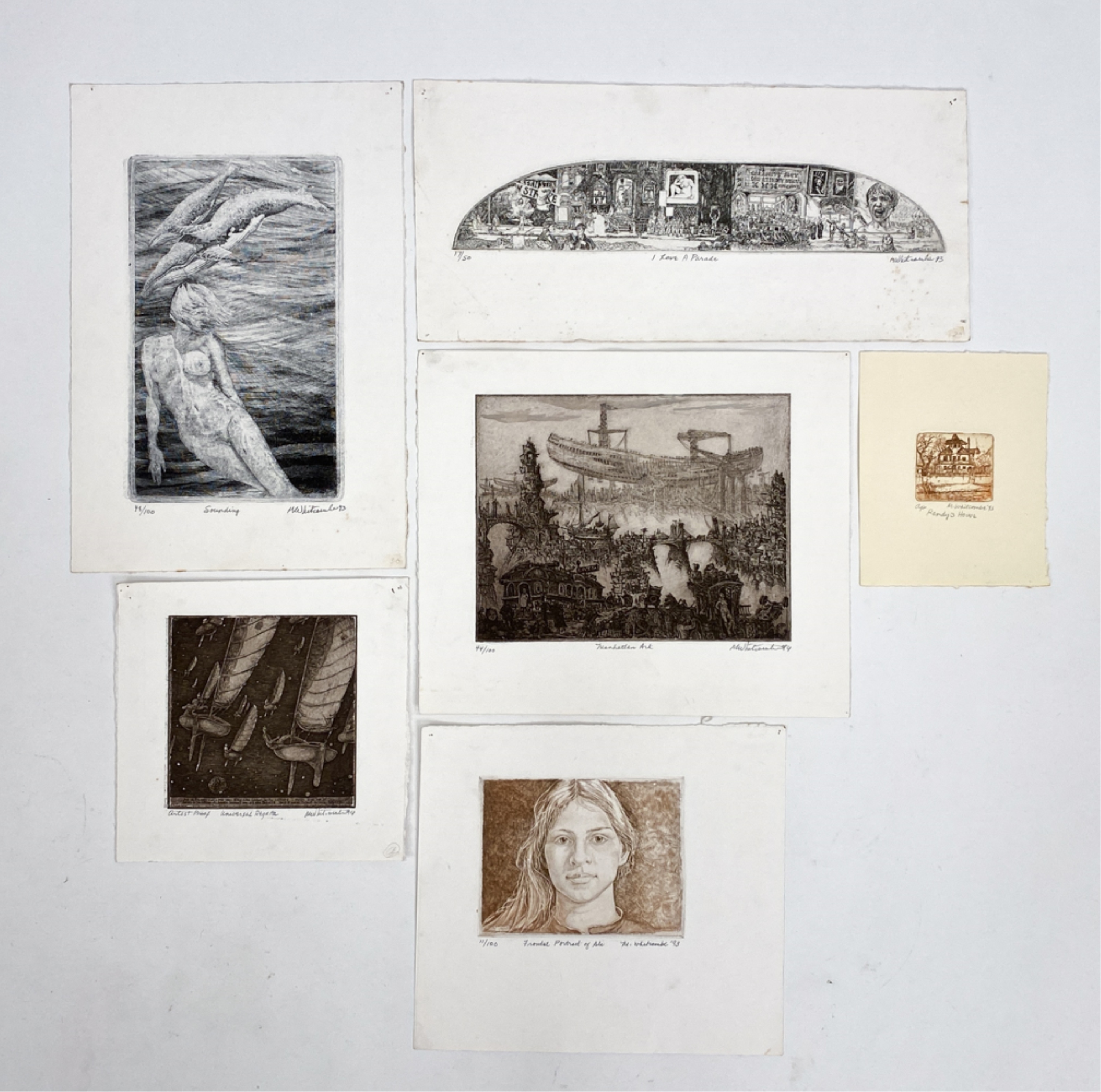Mark Whitcombe | Various objects all pencil signed and numbered | MutualArt
