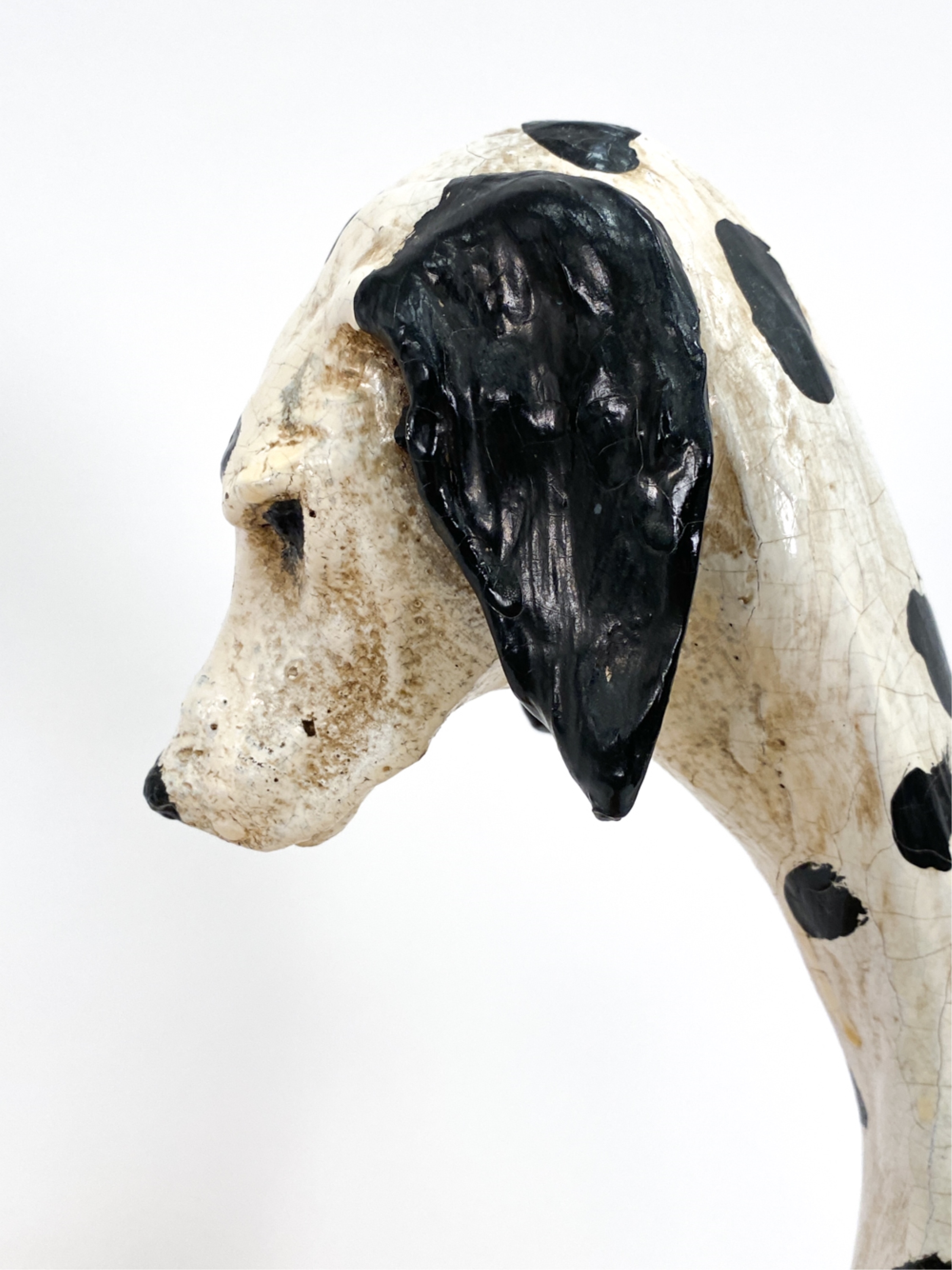 Bill Huebbe | DALMATION DOG SILENT BUTLER STAND | MutualArt