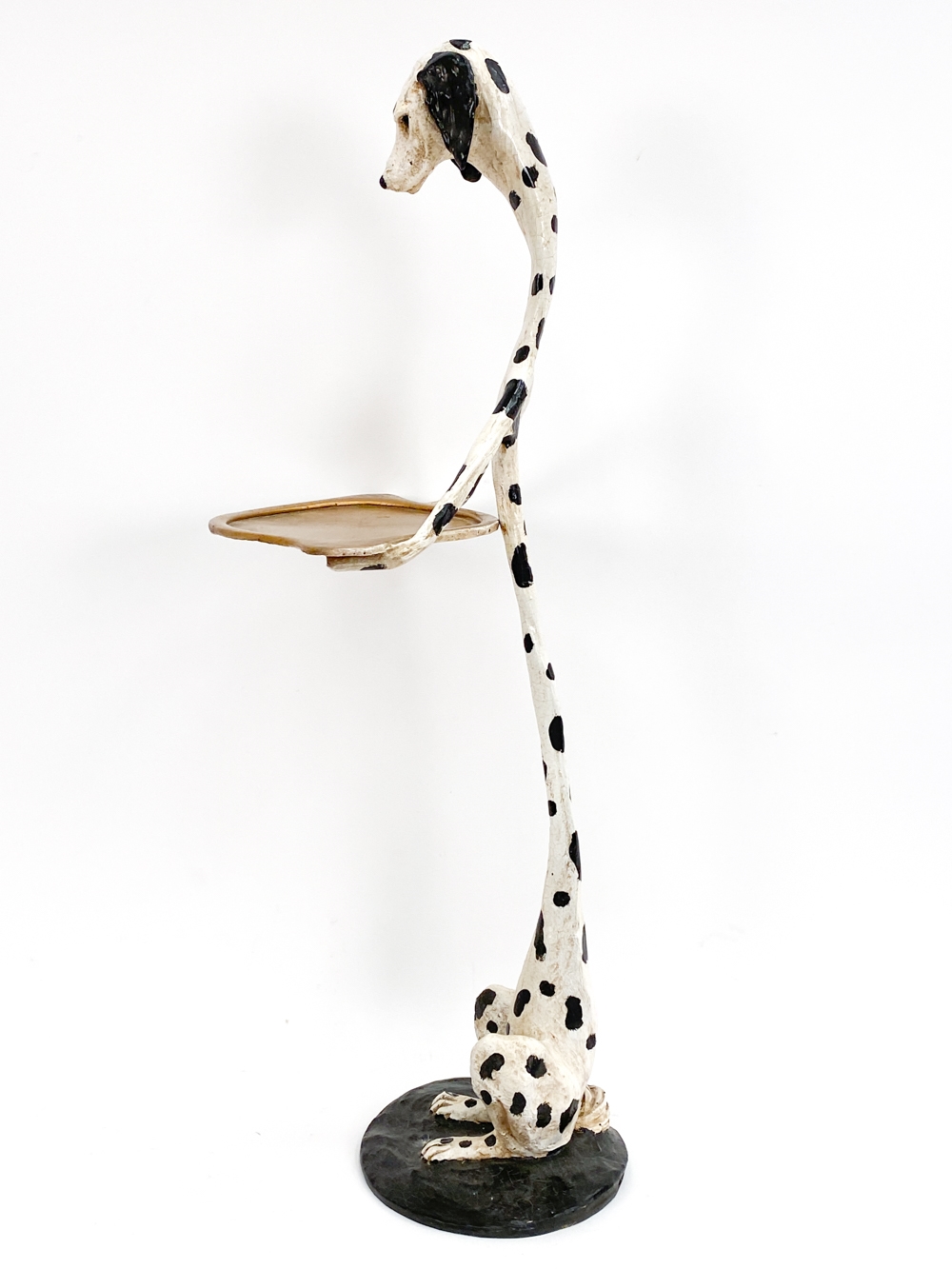 Bill Huebbe | DALMATION DOG SILENT BUTLER STAND | MutualArt
