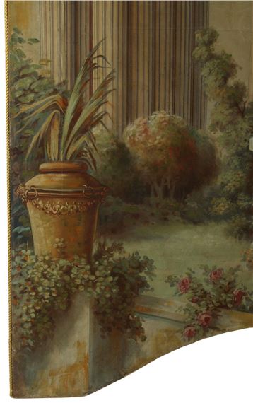 Jean-Honoré Fragonard | Rococo style painted architectural wall panel ...