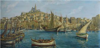 Marc FROLL (XXème)
Le Vieux Port
Huile sur... - Lot 24 - De Baecque et Associés - Marc Froll