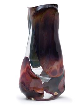 Vaso in vetro di Murano, Anni '80 - Loredano Rosin