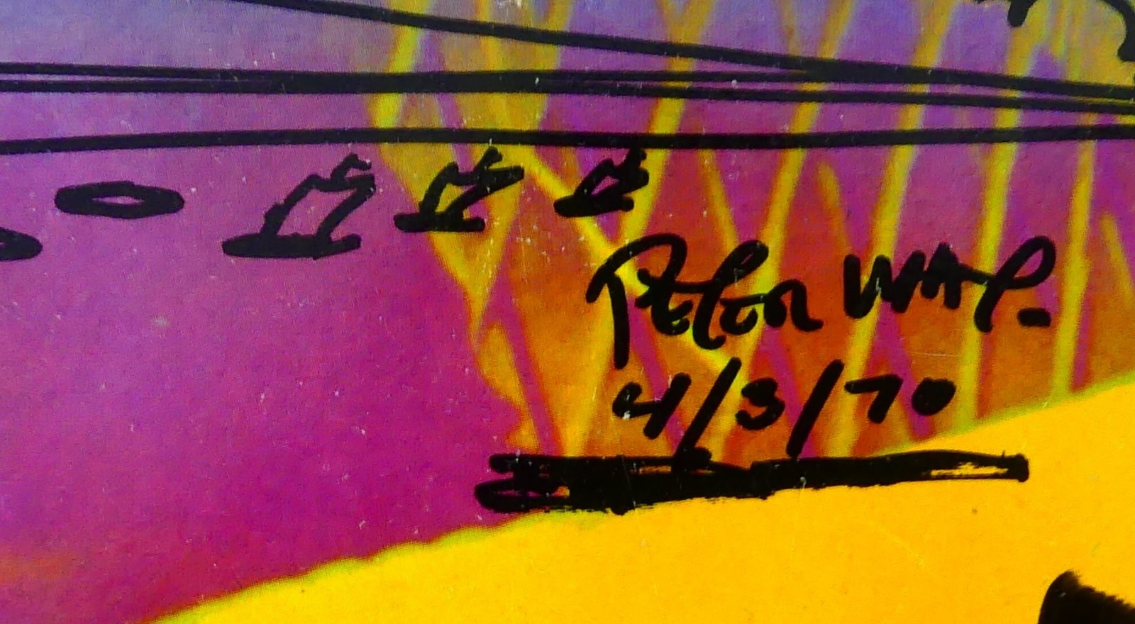 Peter Max | SELF PORTRAIT (1970) | MutualArt