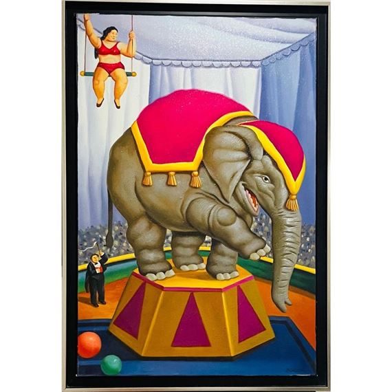 "L'ELEPHANT AU CIRQUE" by Thea Bokosa