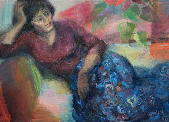 Žena na pohovce by Petr Sedlík