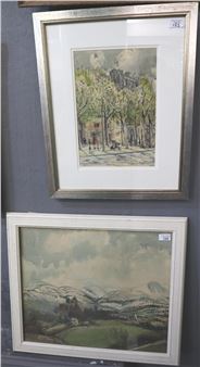 street scene, - Irene Bache