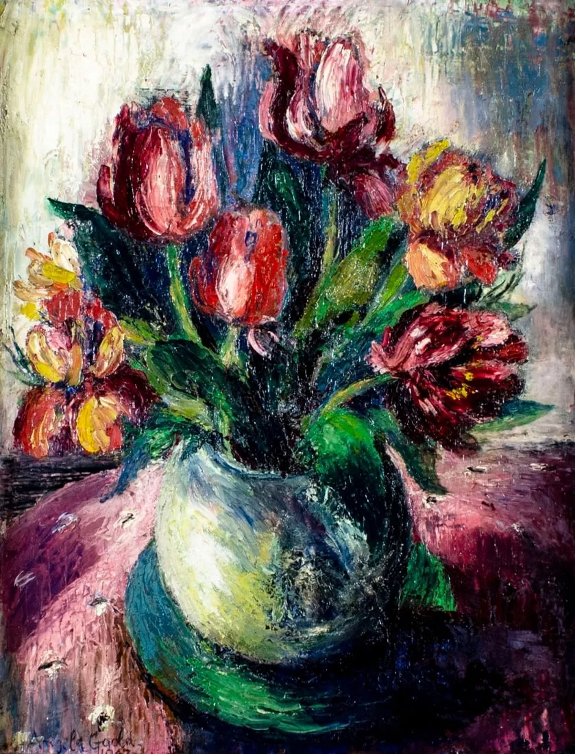 Angela Goold | Still Life - Study in Red (1947) | MutualArt