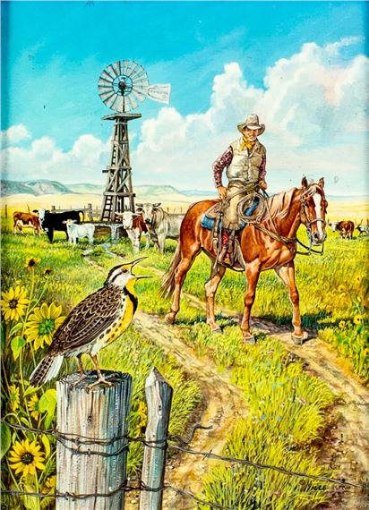 Cattlemens Canary by Mille (mildred Carol) Funk, 1986