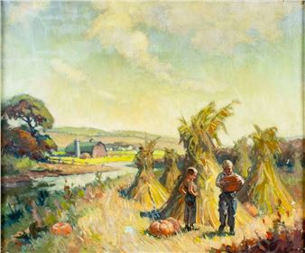 Pumpkin Patch Landscape - Richard Epperly