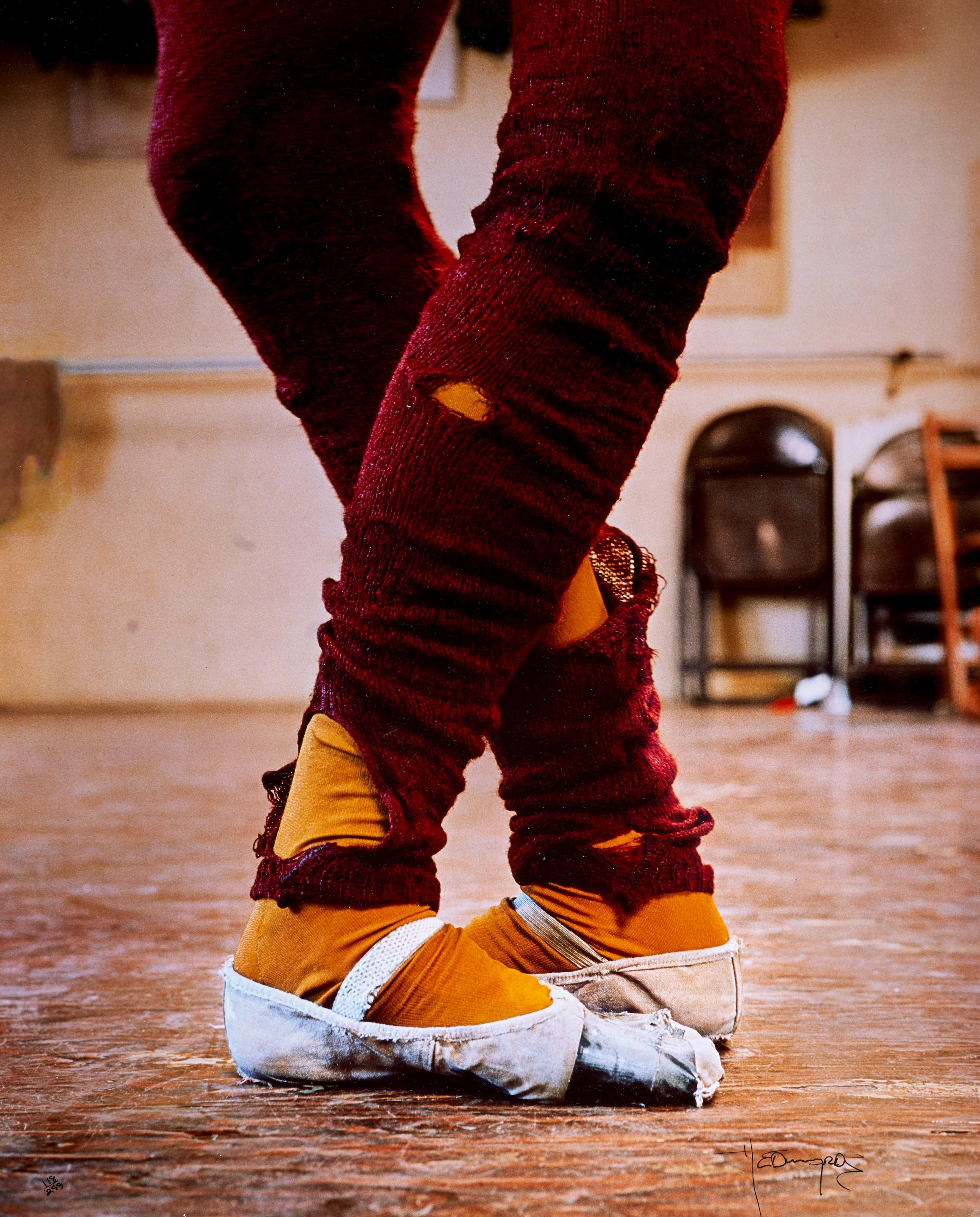 Artwork by Harvey Edwards, Leg Warmers, Made of silver dye bleach print