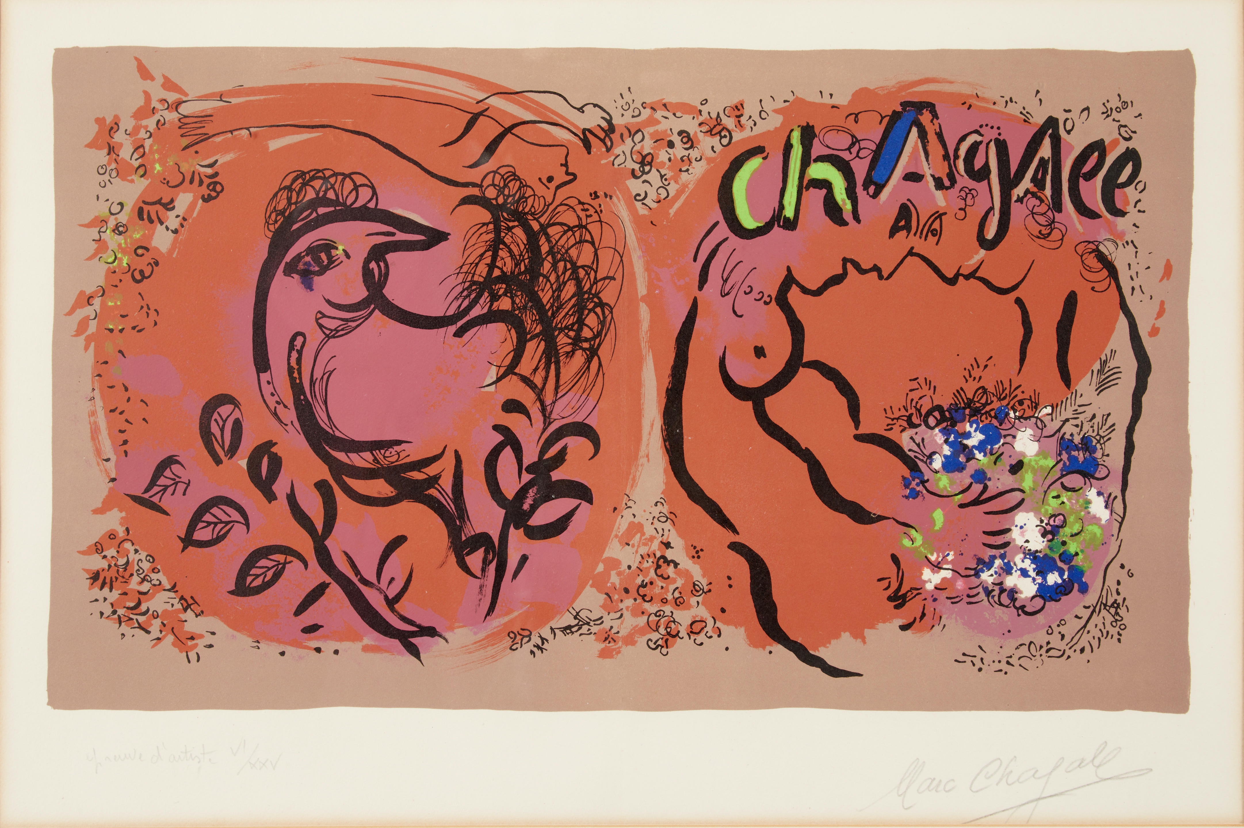 Marc Chagall | Jacket Cover for The Lithographs of Chagall, volume I ...