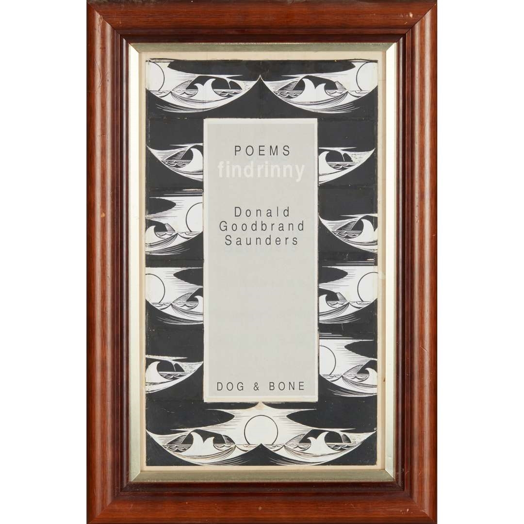 Artwork by Alasdair Gray, THREE DESIGNS FOR 'DOG & BONE', Made of collage