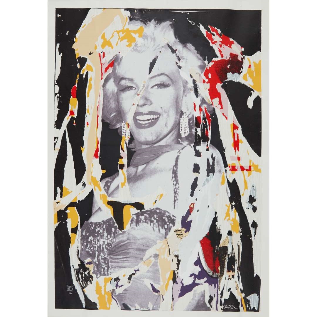 Mimmo Rotella | LA SONRISA DE MARILYN (2002) | MutualArt