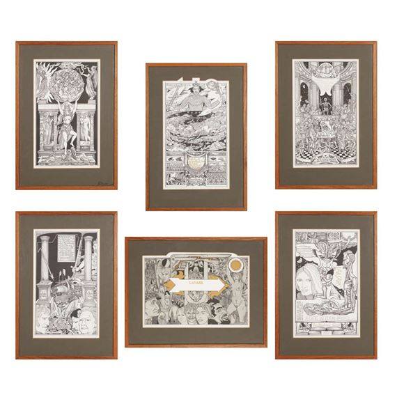SET OF SIX LITHOGRAPHS FROM THE 'LANARK' SERIES