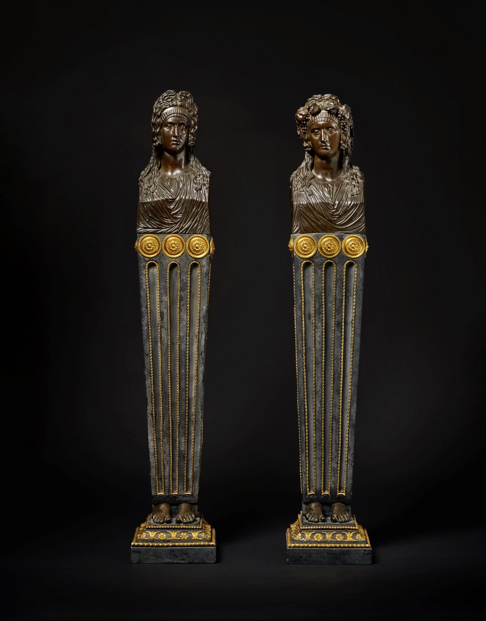 Francesco Righetti | Term Columns of Thalia and Melpomene (1788 ...