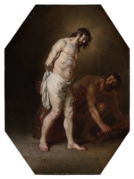 Christ at the Column of the Flagellation by Thomas de Keyser, 1640