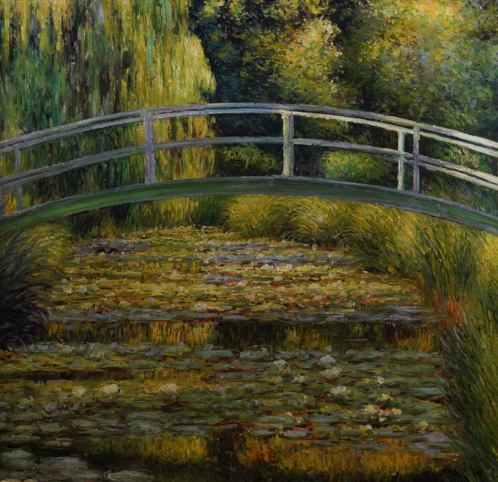 Footbridge and the Water-Lily Pool, Giverny by Claude Monet
