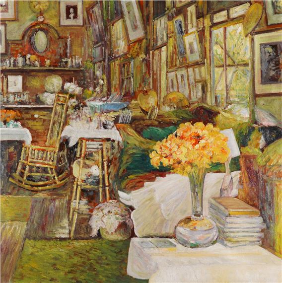 The Room of Flowers by Childe Hassam