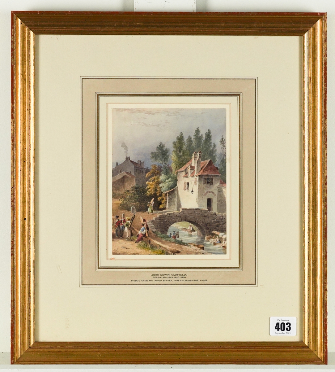 John Edwin Oldfield | Bridge over the River Bievre, Rue Croulebarbe ...
