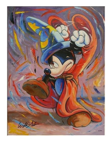 William Silvers | DISNEY MICKEY CANVAS GICLEE SIGNED | MutualArt