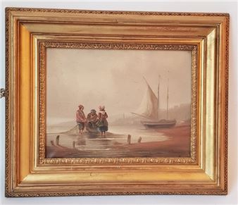 A. GODCHAUX
Group of fishermen by the sea
Oil... - Lot 168 - Euvrard & Fabre - A. Godchaux
