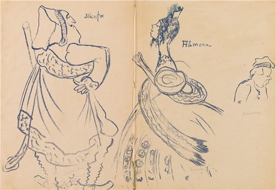 Marian Jednowski, Józefa Wójcicka i Aleksander Zelwerowicz - jako Nicefor