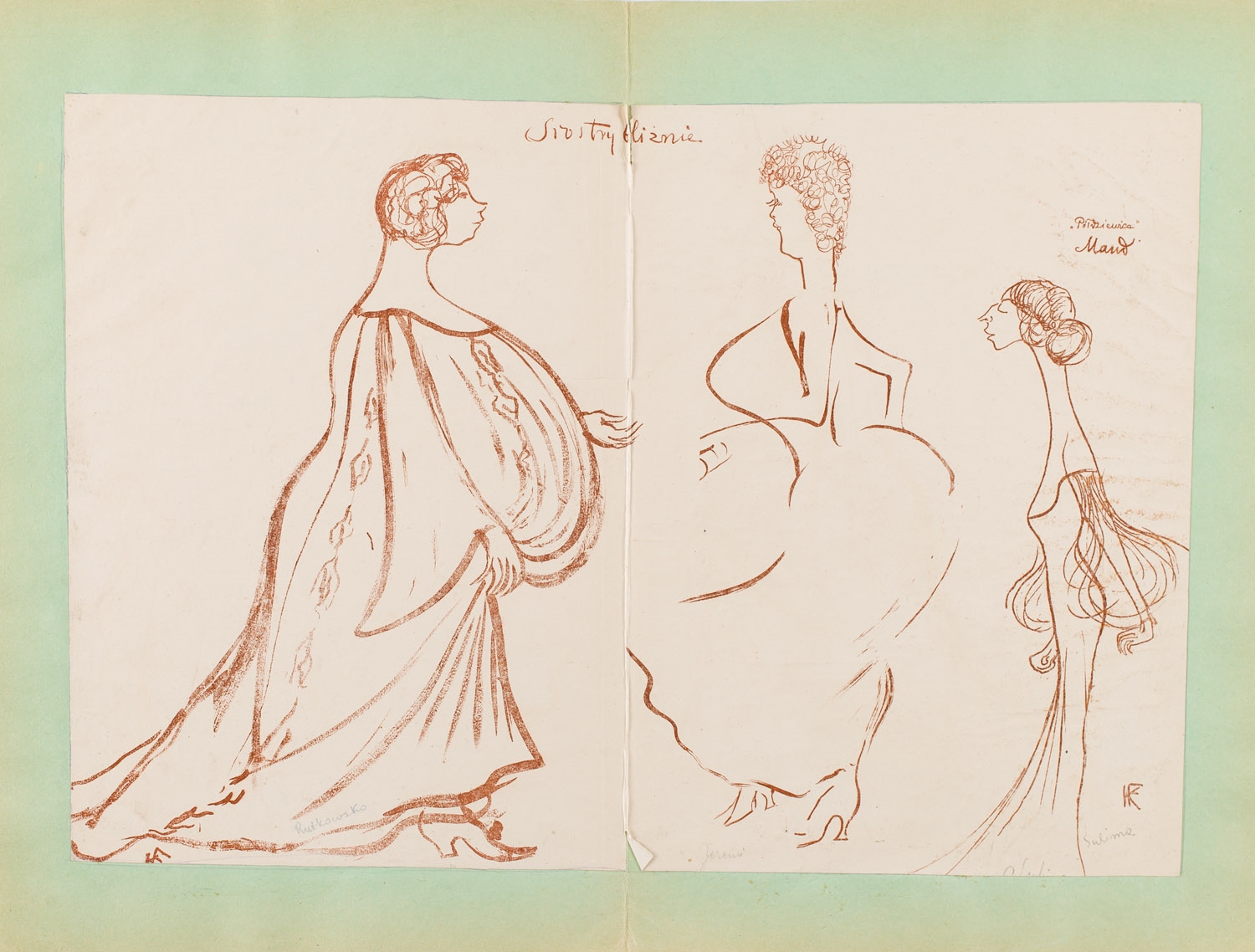 Artwork by Karol Frycz, Felicja Rutkowska, Made of lithography/paper