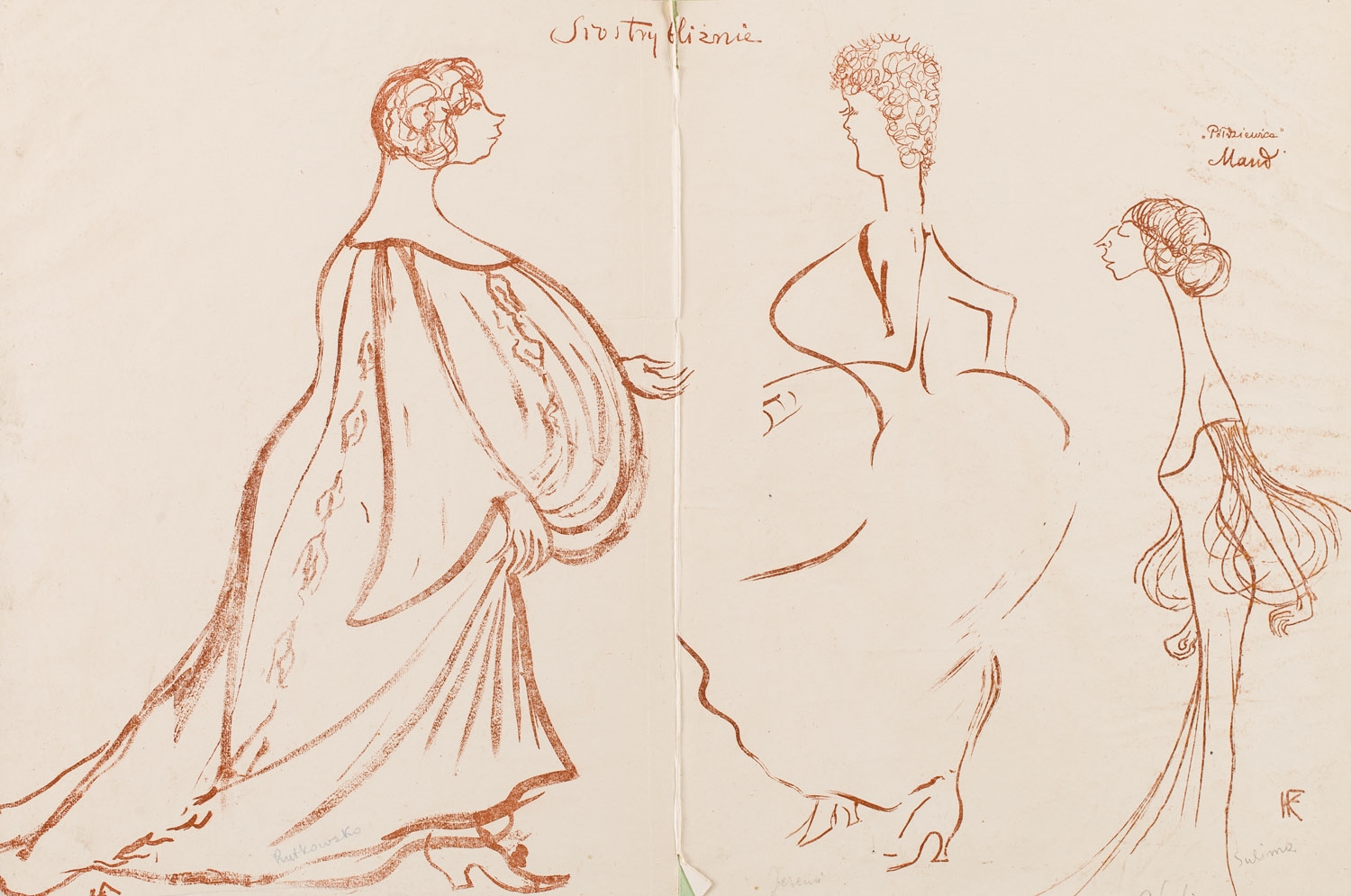 Artwork by Karol Frycz, Felicja Rutkowska, Made of lithography/paper