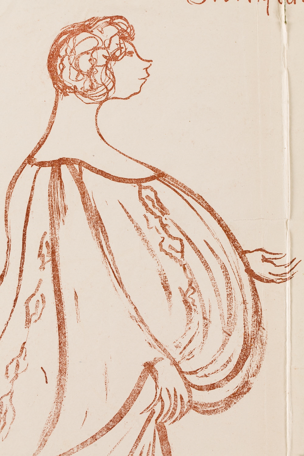 Artwork by Karol Frycz, Felicja Rutkowska, Made of lithography/paper