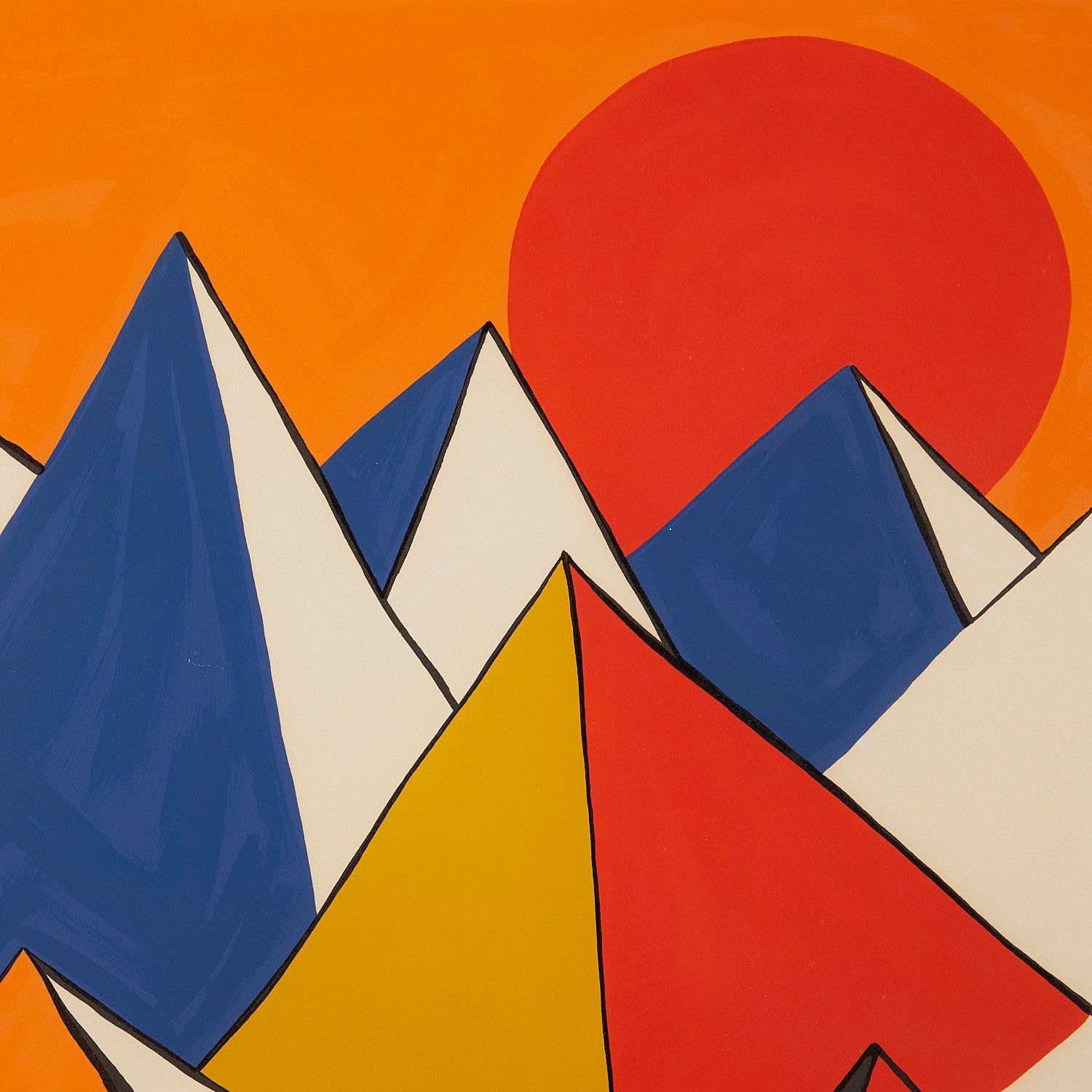 Alexander Calder | Alexander Calder Homage to the Sun Lithograph (1973 ...