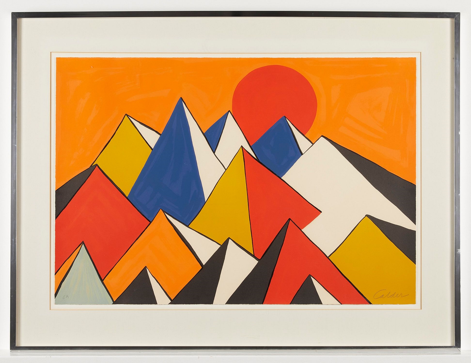 Alexander Calder | Alexander Calder Homage to the Sun Lithograph (1973 ...