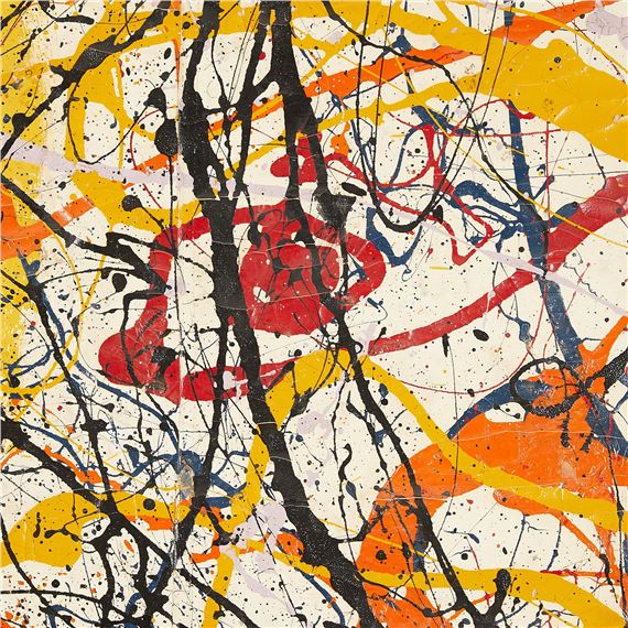Jackson Pollock | Very Large Painting Style of Jackson Pollock | MutualArt