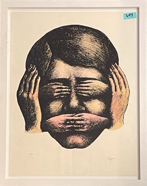 Roland Topor | Faces | MutualArt