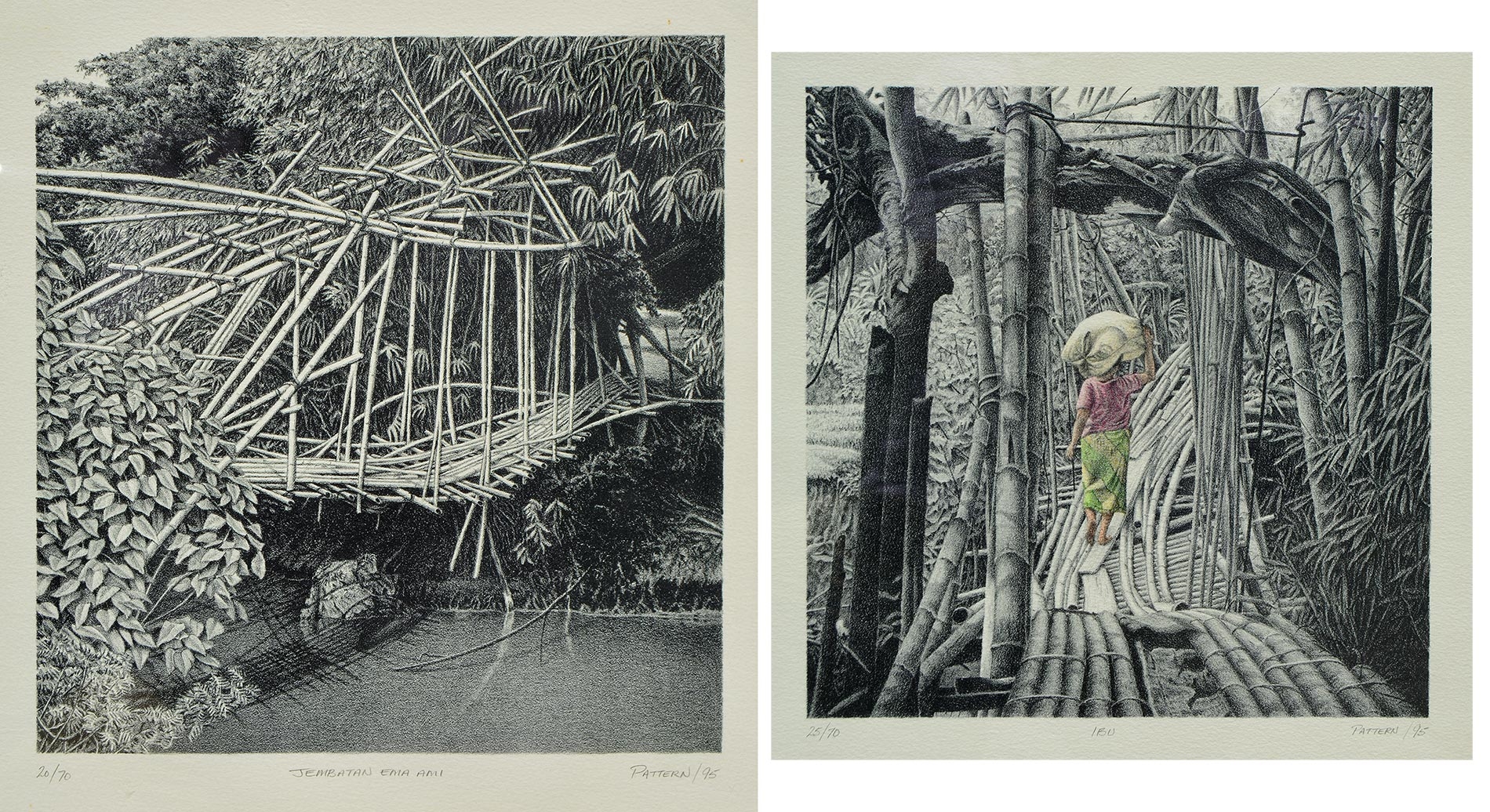 Ken Pattern | a. Jembatan Ema-Ami; b. Ibu (1995) | MutualArt