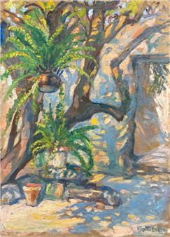 The sunny courtyard - Myrto Debard