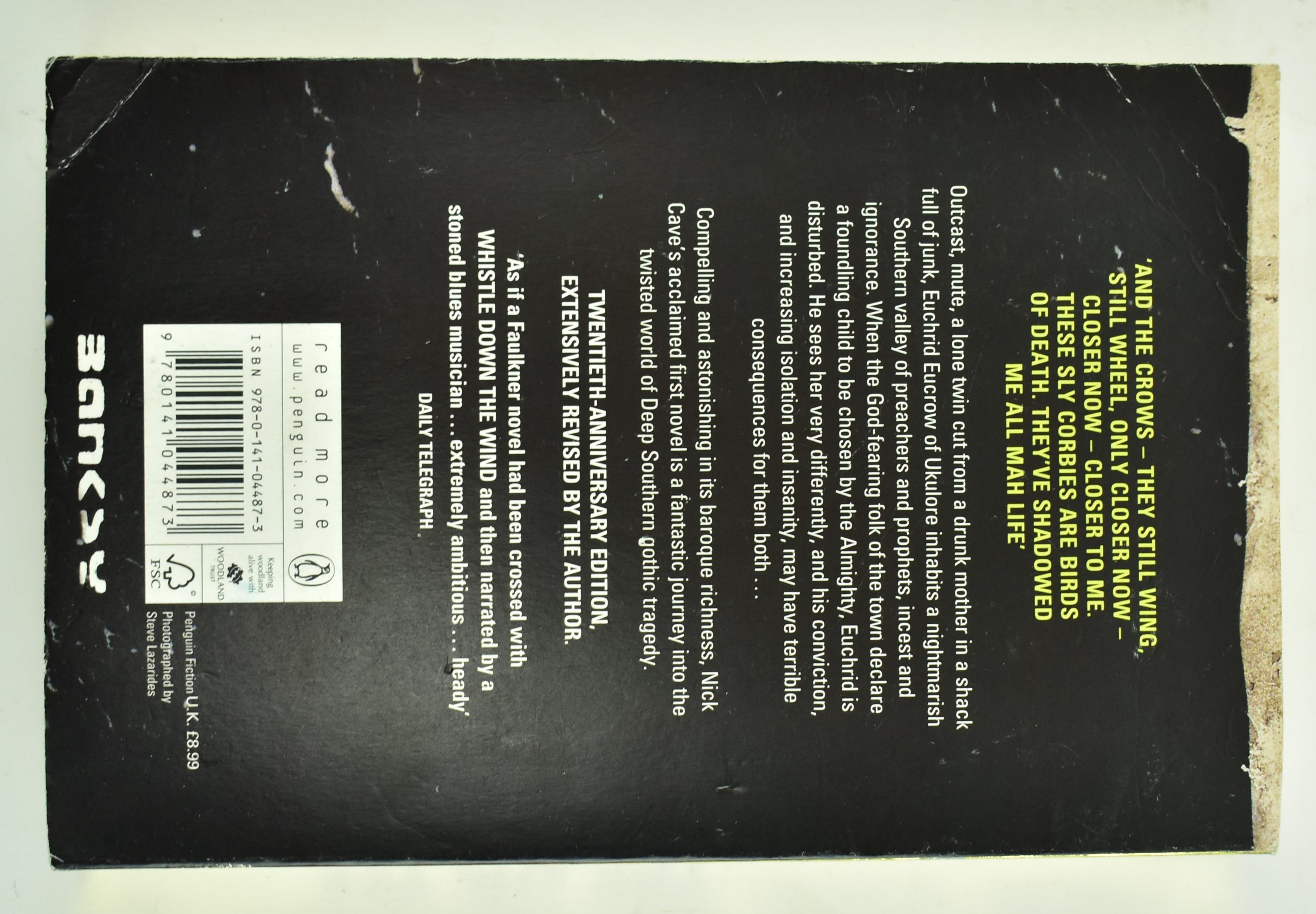 Banksy | NICK CAVE BANKSY - AND THE ASS SAW THE ANGEL GOTHIC NOVEL