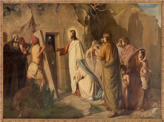 Carl Bloch | The raising of Lazarus (19th Century) | MutualArt