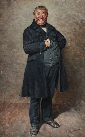 Portrait of Oluf Poulsen - Emil Poulsen