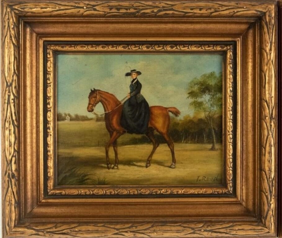 T. Reed | Pair of Horse Paintings | MutualArt