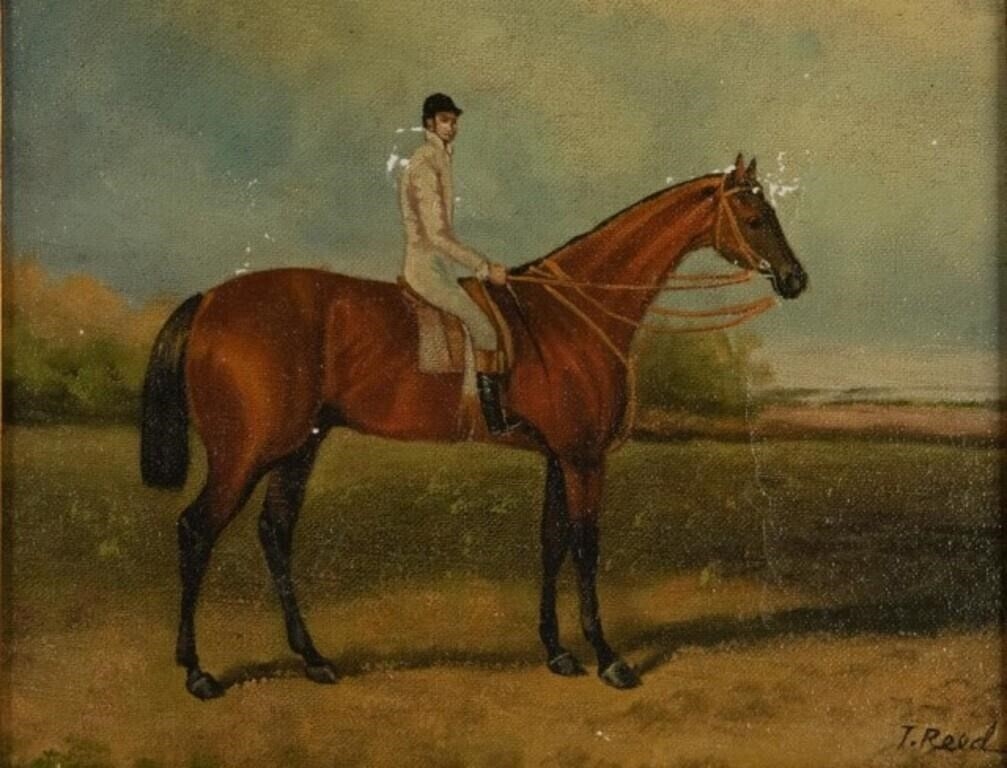 T. Reed | Pair of Horse Paintings | MutualArt