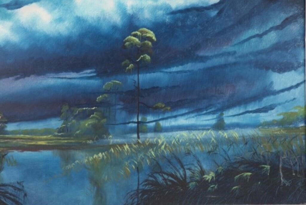 Rodney Demps | Rodney Demps, Florida Highwaymen Painting (1950s ...