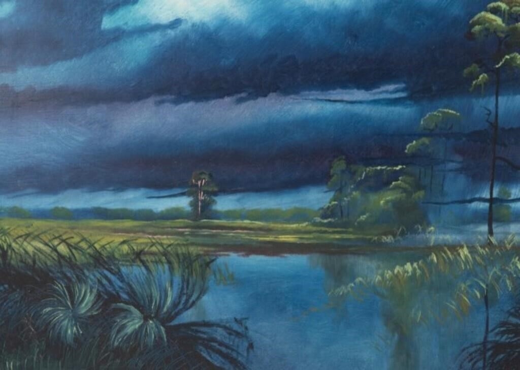 Rodney Demps | Rodney Demps, Florida Highwaymen Painting (1950s ...