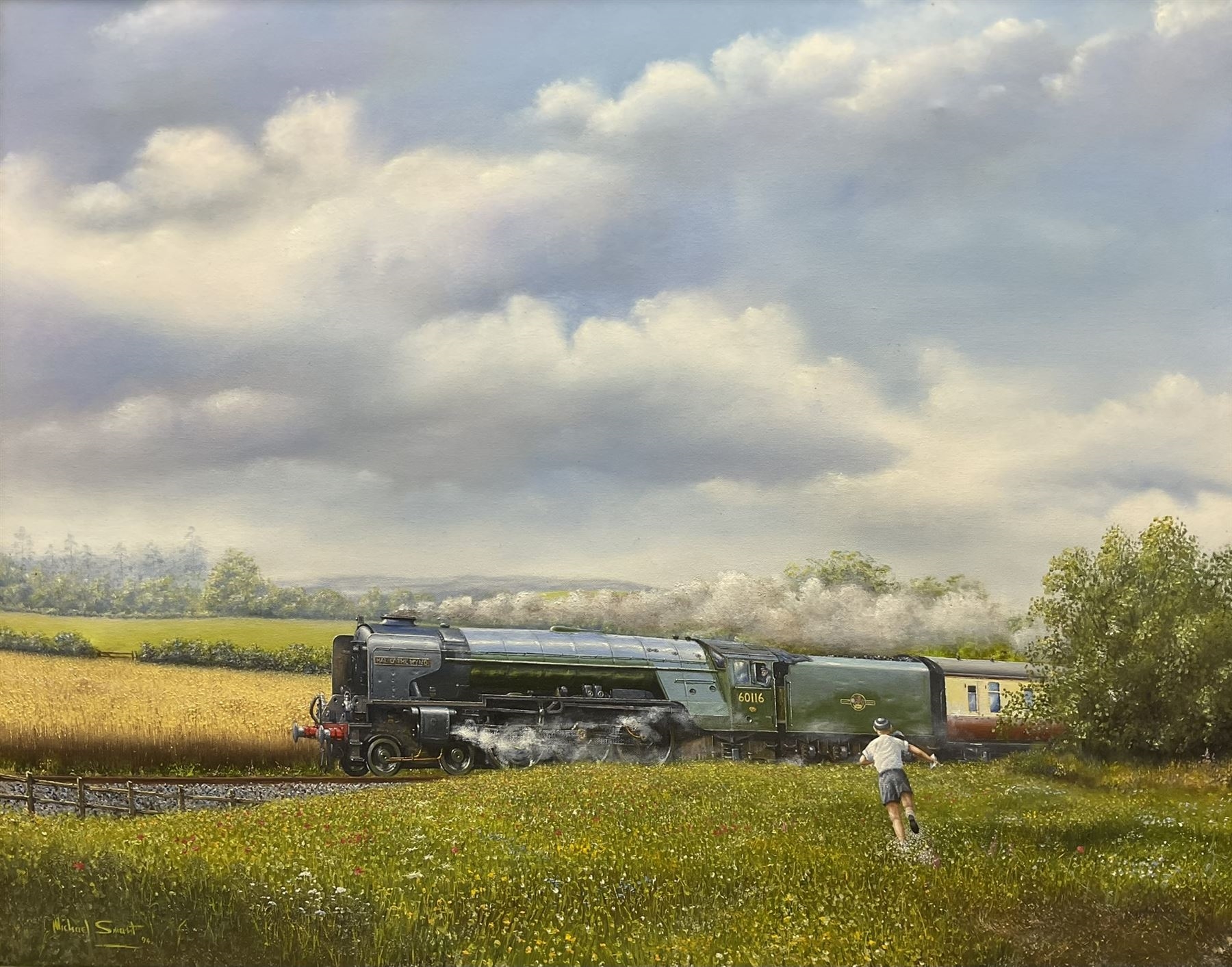 Michael Smart | Running towards the Peppercorn A1 Pacific 60116 Hal O ...