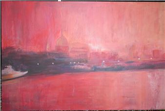 An extensive panoramic view of the London skyline towards St Paul's - Linda Calamel