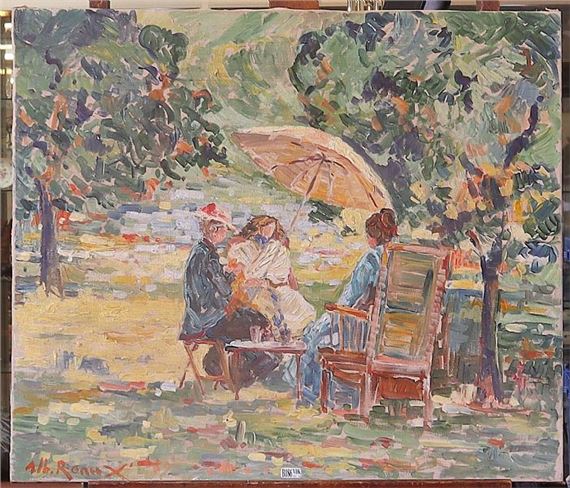 Albert Rigaux | Au jardin | MutualArt