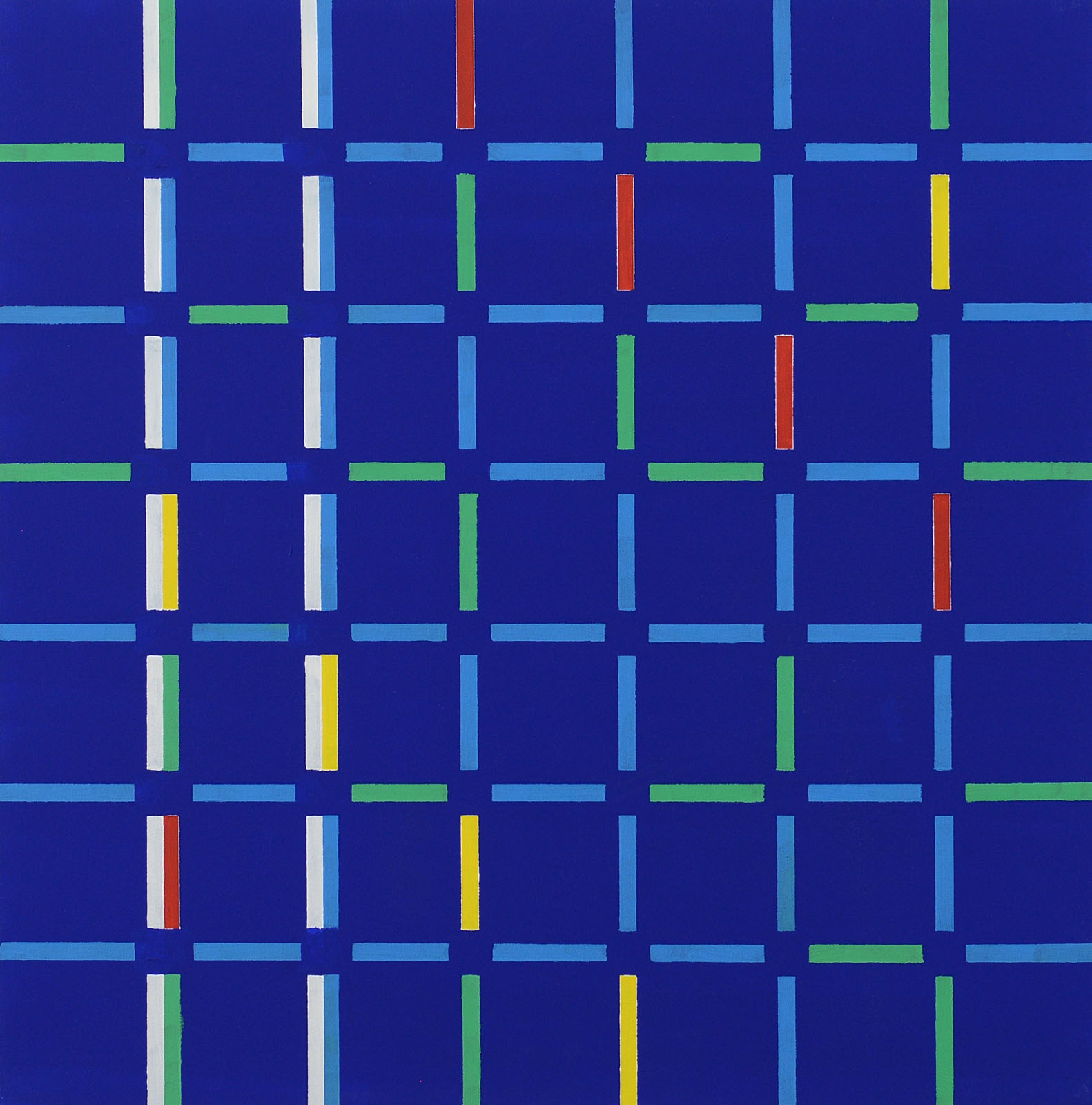 Angelo Dozio | Labyrinth with white line (1985) | MutualArt