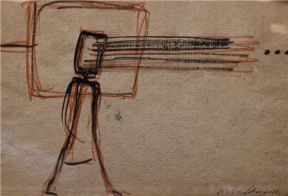 Sketch of Figure, 2012 - Mira Schor