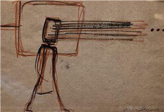 Sketch of Figure, 2012 - Mira Schor
